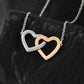 Exquisite Interlocking Heart Necklace for Your Cherished Wife 002