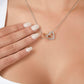 Exquisite Interlocking Heart Necklace for Your Cherished Wife 002