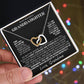 Interlocking Hearts Necklace: A Granddaughter's Cherished Necklace BLK002