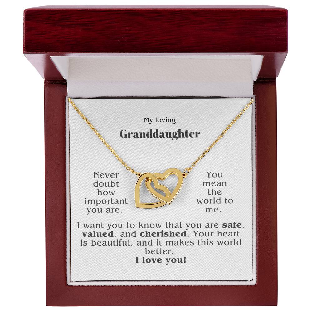 A Beautiful and Thoughtful Gift for Granddaughter - Held Gently in What Matters Most