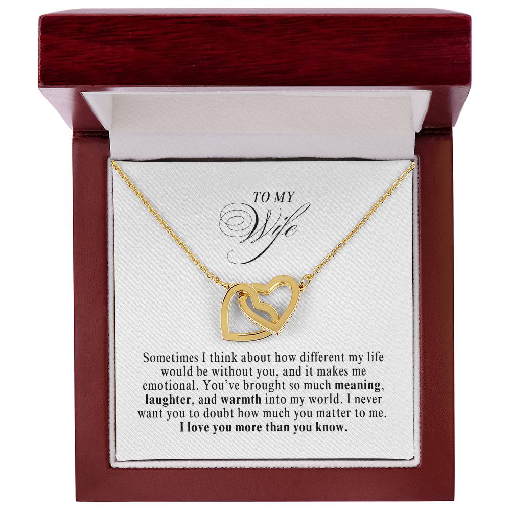 The Meaning She Brought Into My World (A Great Romantic Gift for Wife)