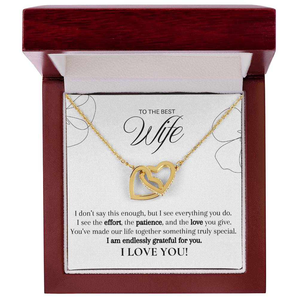 Seen Through Her Love, Cherished Always (A Great Romantic Gift for Wife)