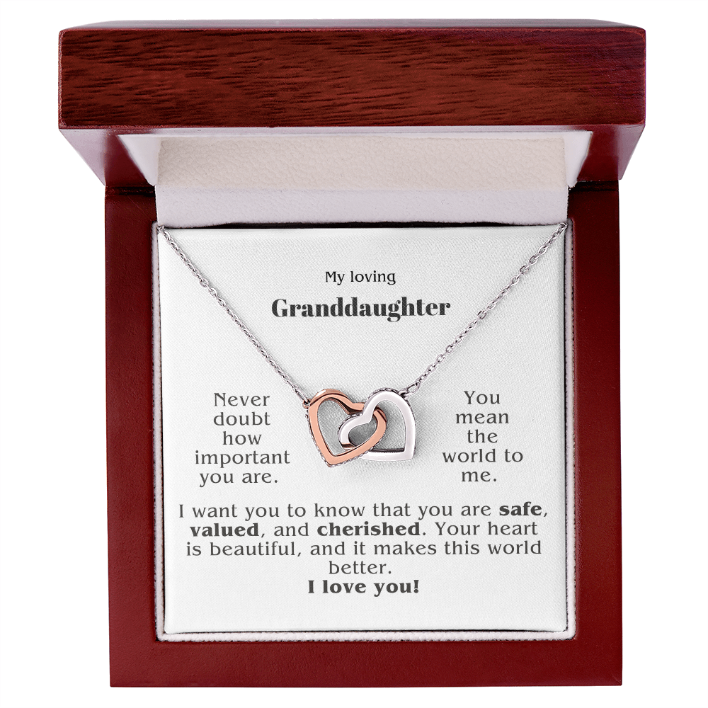 A Beautiful and Thoughtful Gift for Granddaughter - Held Gently in What Matters Most