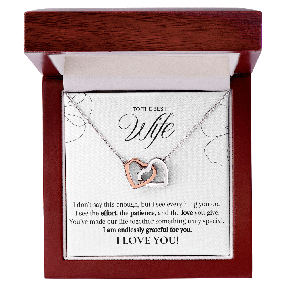 Seen Through Her Love, Cherished Always (A Great Romantic Gift for Wife)