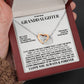 Interlocking Hearts Necklace: A Granddaughter's Cherished Necklace WHT 003