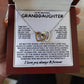 Eternal Bond: Granddaughter's Interlocking Hearts Necklace GL-004