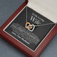 Exquisite Interlocking Heart Necklace for Your Cherished Wife 002