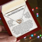 Eternal Bond: Granddaughter's Interlocking Hearts Necklace GL-001