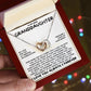 Eternal Bond: Granddaughter's Interlocking Hearts Necklace GL-005