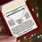 Eternal Bond: Granddaughter's Interlocking Hearts Necklace GL-004