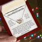 Interlocking Hearts Necklace: A Granddaughter's Cherished Necklace GL-001
