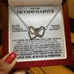 Interlocking Hearts Necklace: A Granddaughter's Cherished Necklace WHT 003