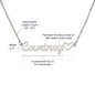 Heartfelt Embrace Custom Name Necklace