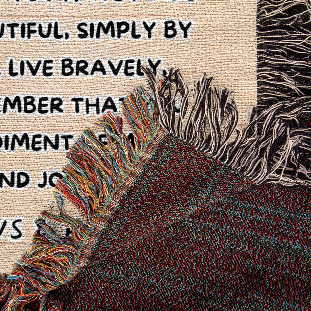 Letter Blanket: A Heartfelt Message to My Granddaughter