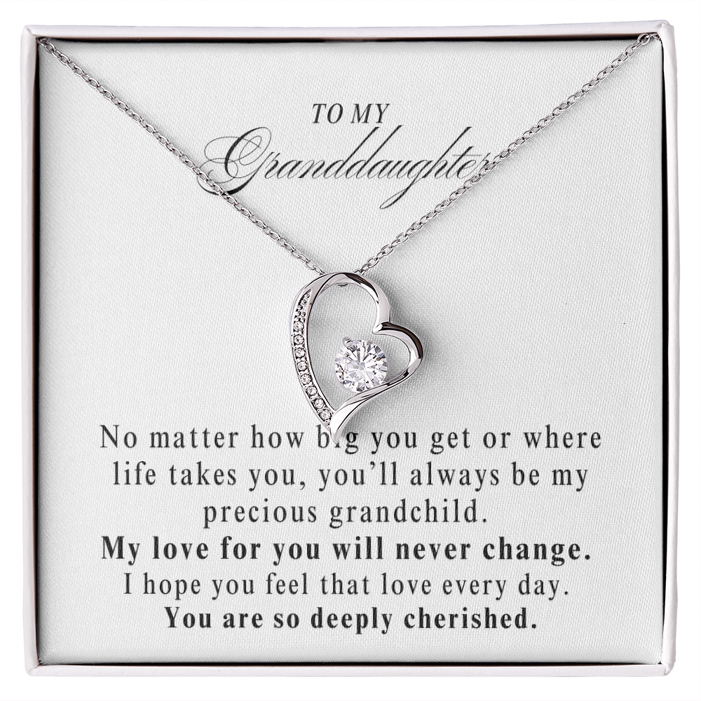A Beautiful and Thoughtful Gift for Granddaughter - Forever Small in the Place I Keep You