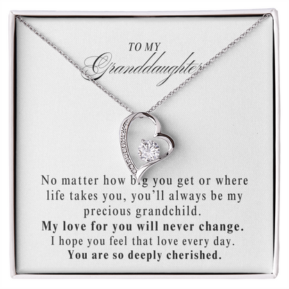 A Beautiful and Thoughtful Gift for Granddaughter - Forever Small in the Place I Keep You