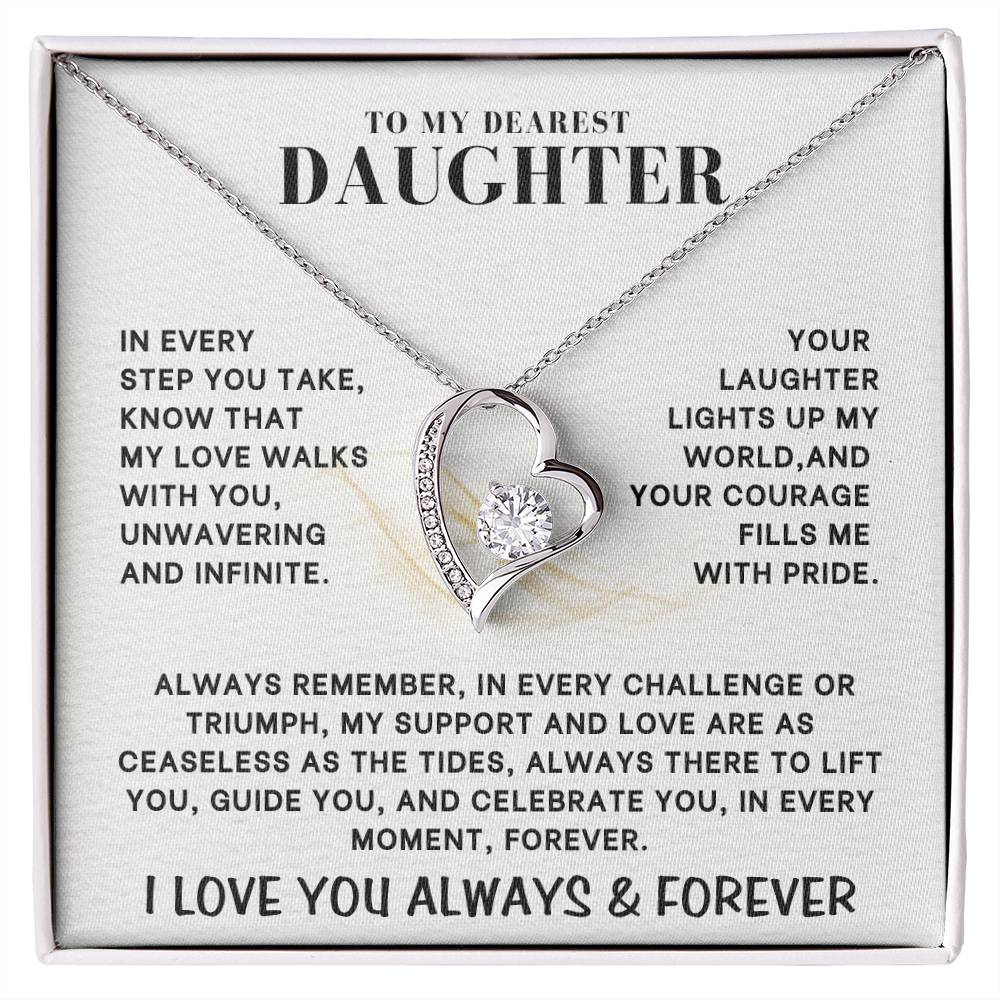 Eternal Embrace: The Forever Love Necklace for Daughter 001