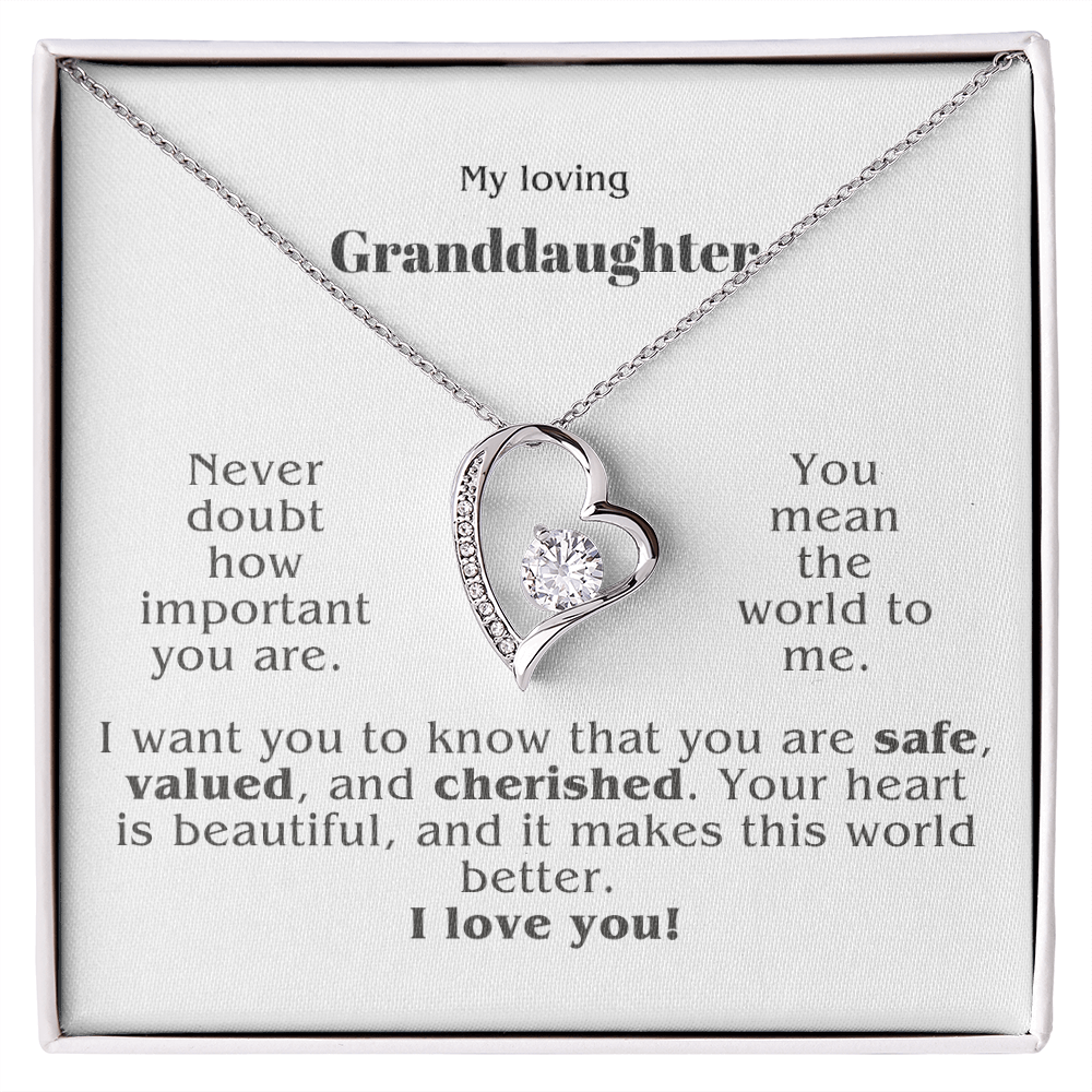 A Beautiful and Thoughtful Gift for Granddaughter - Held Gently in What Matters Most