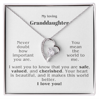 A Beautiful and Thoughtful Gift for Granddaughter - Held Gently in What Matters Most