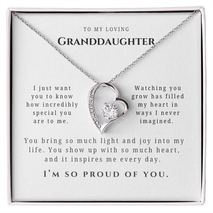 Watching Her Become Everything She Is (A Beautiful and Thoughtful Gift for Granddaughter)