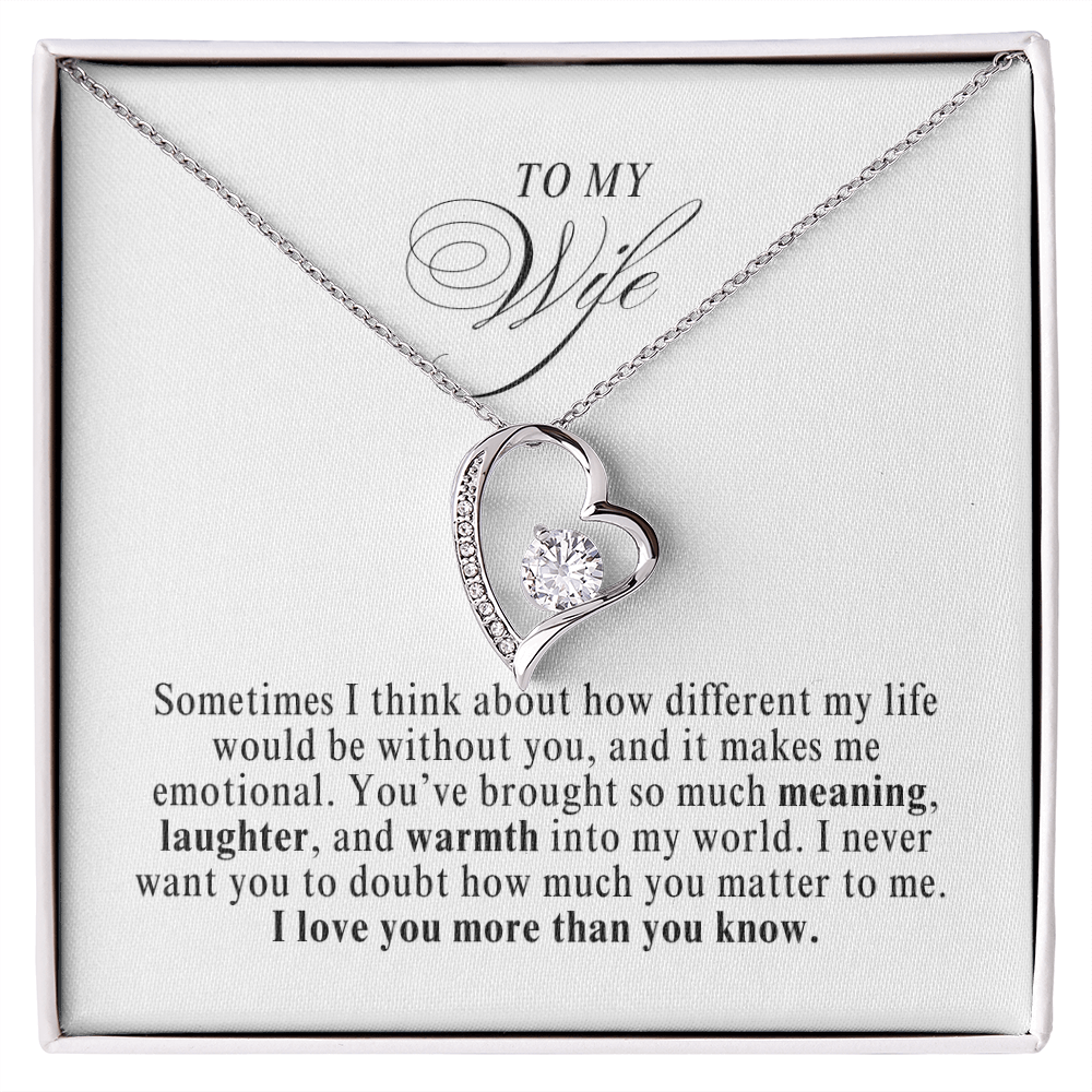 The Meaning She Brought Into My World (A Great Romantic Gift for Wife)