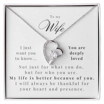 The Heart That Made My Life Richer (A Great Romantic Gift for Wife)