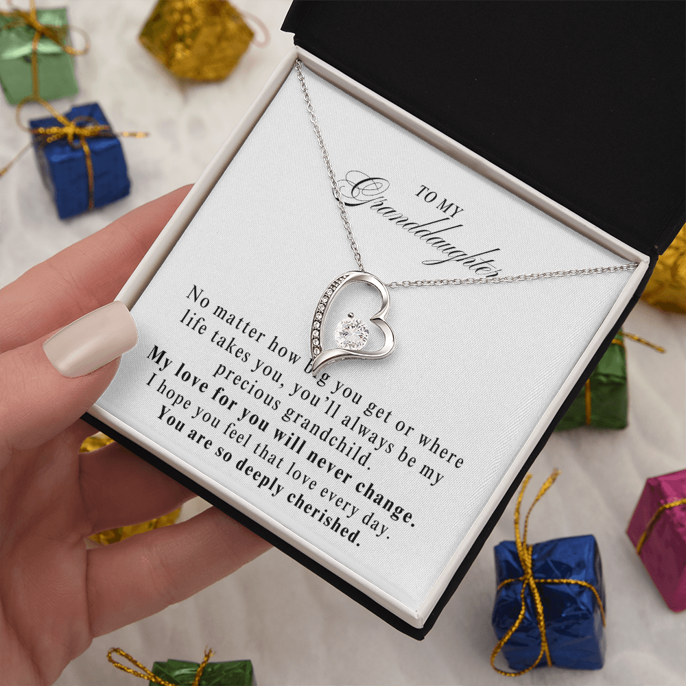 A Beautiful and Thoughtful Gift for Granddaughter - Forever Small in the Place I Keep You