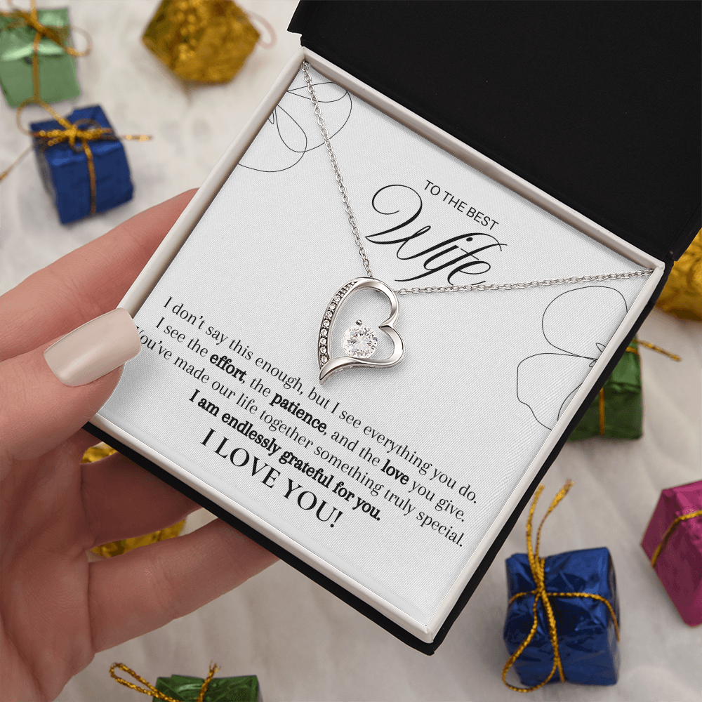 Seen Through Her Love, Cherished Always (A Great Romantic Gift for Wife)
