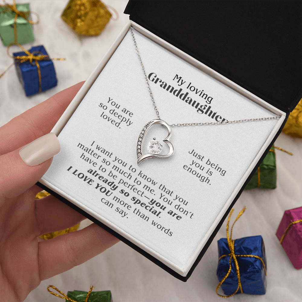 Loved Simply for Being Herself (A Beautiful and Thoughful Gift for Granddaughter)