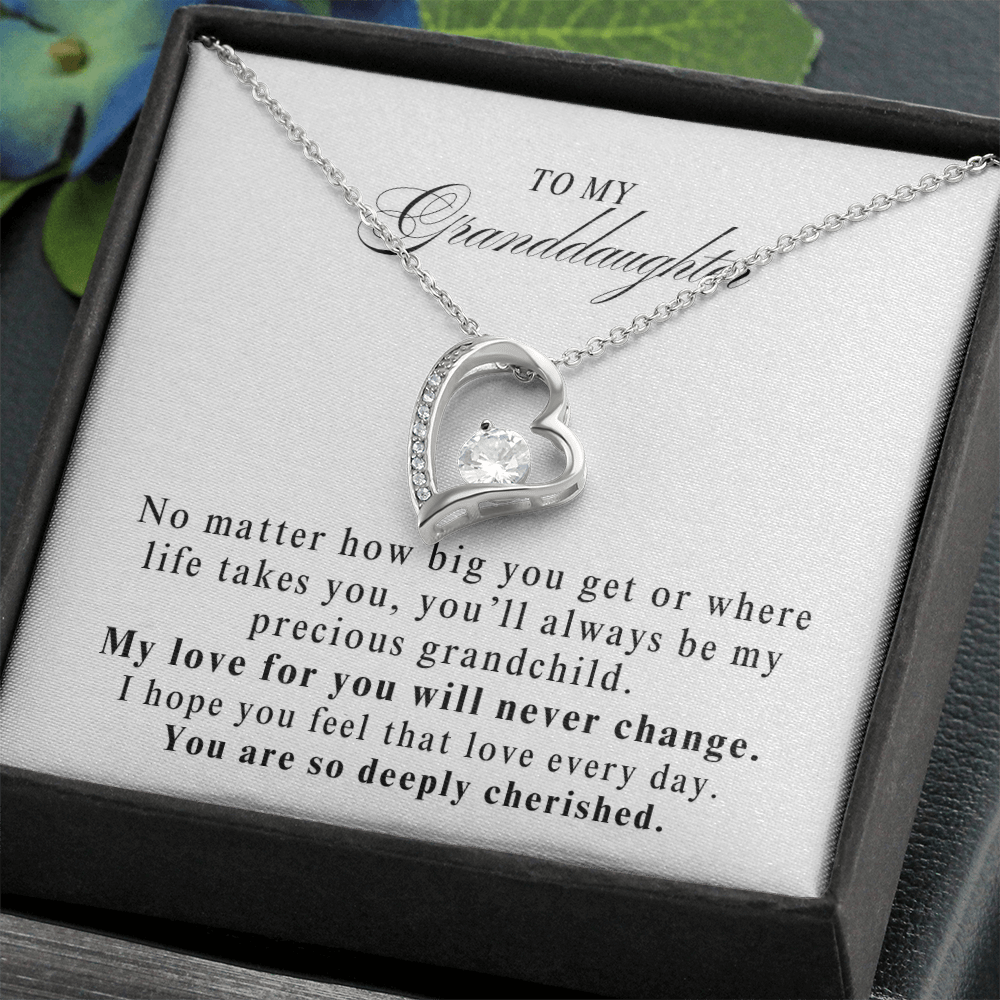 A Beautiful and Thoughtful Gift for Granddaughter - Forever Small in the Place I Keep You