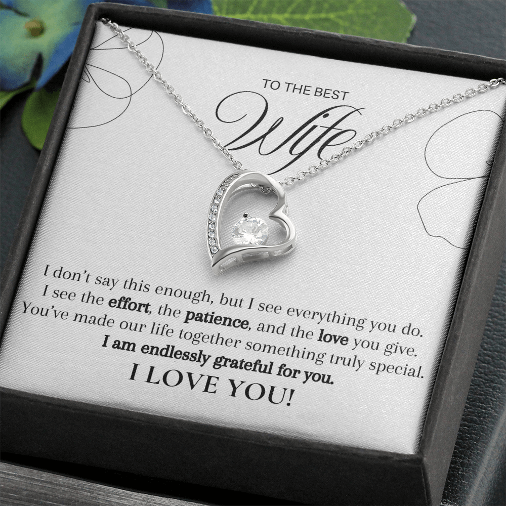Seen Through Her Love, Cherished Always (A Great Romantic Gift for Wife)