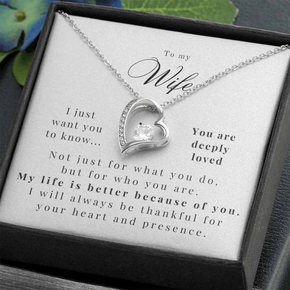 The Heart That Made My Life Richer (A Great Romantic Gift for Wife)