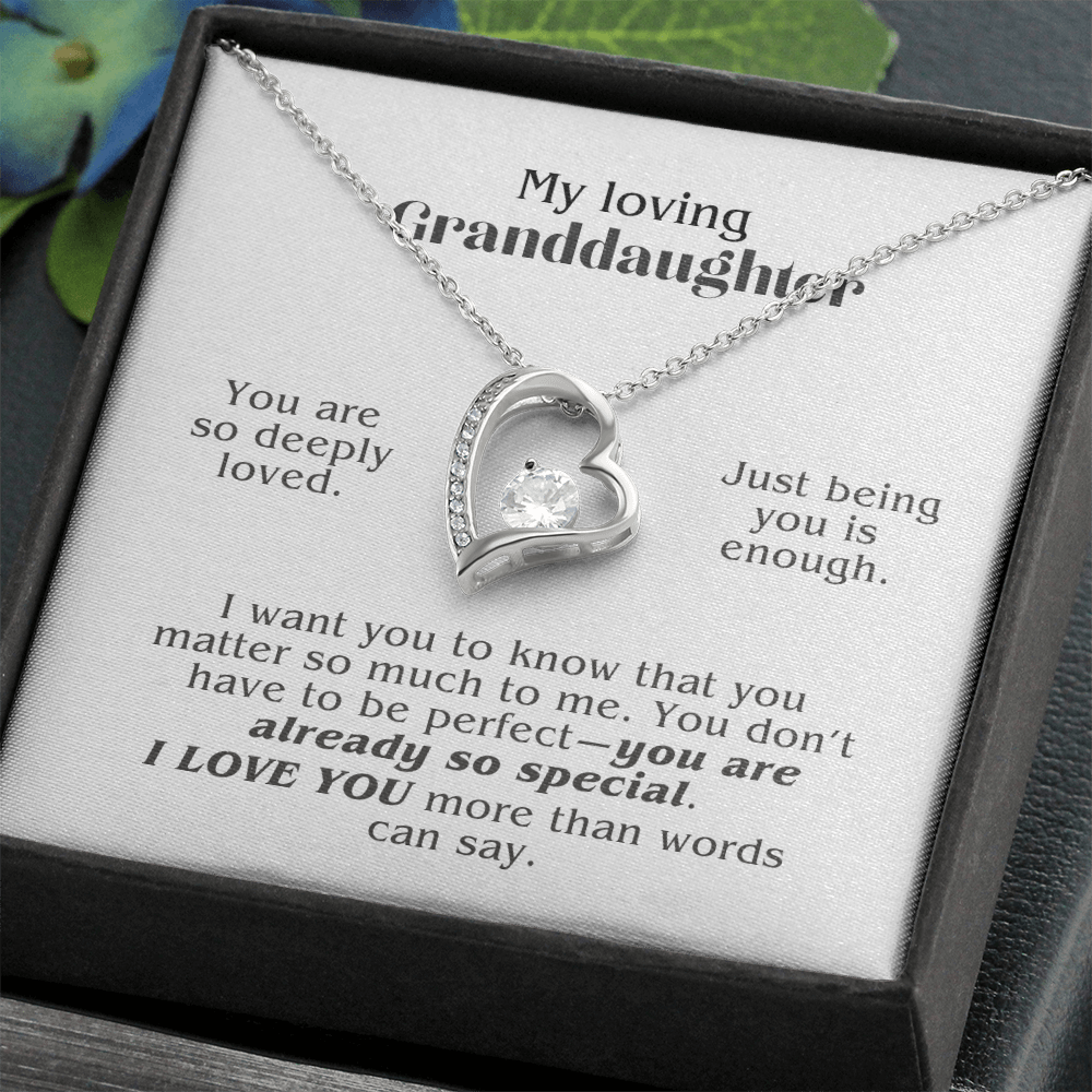 Loved Simply for Being Herself (A Beautiful and Thoughful Gift for Granddaughter)