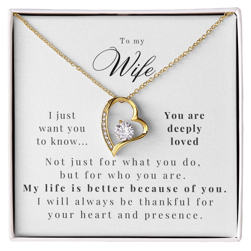 The Heart That Made My Life Richer (A Great Romantic Gift for Wife)