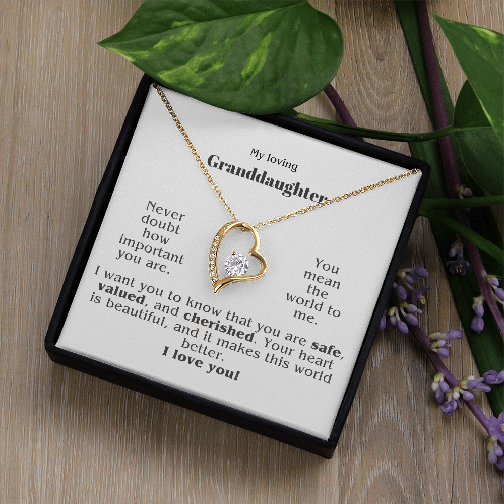 A Beautiful and Thoughtful Gift for Granddaughter - Held Gently in What Matters Most