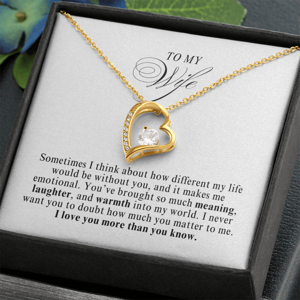 The Meaning She Brought Into My World (A Great Romantic Gift for Wife)