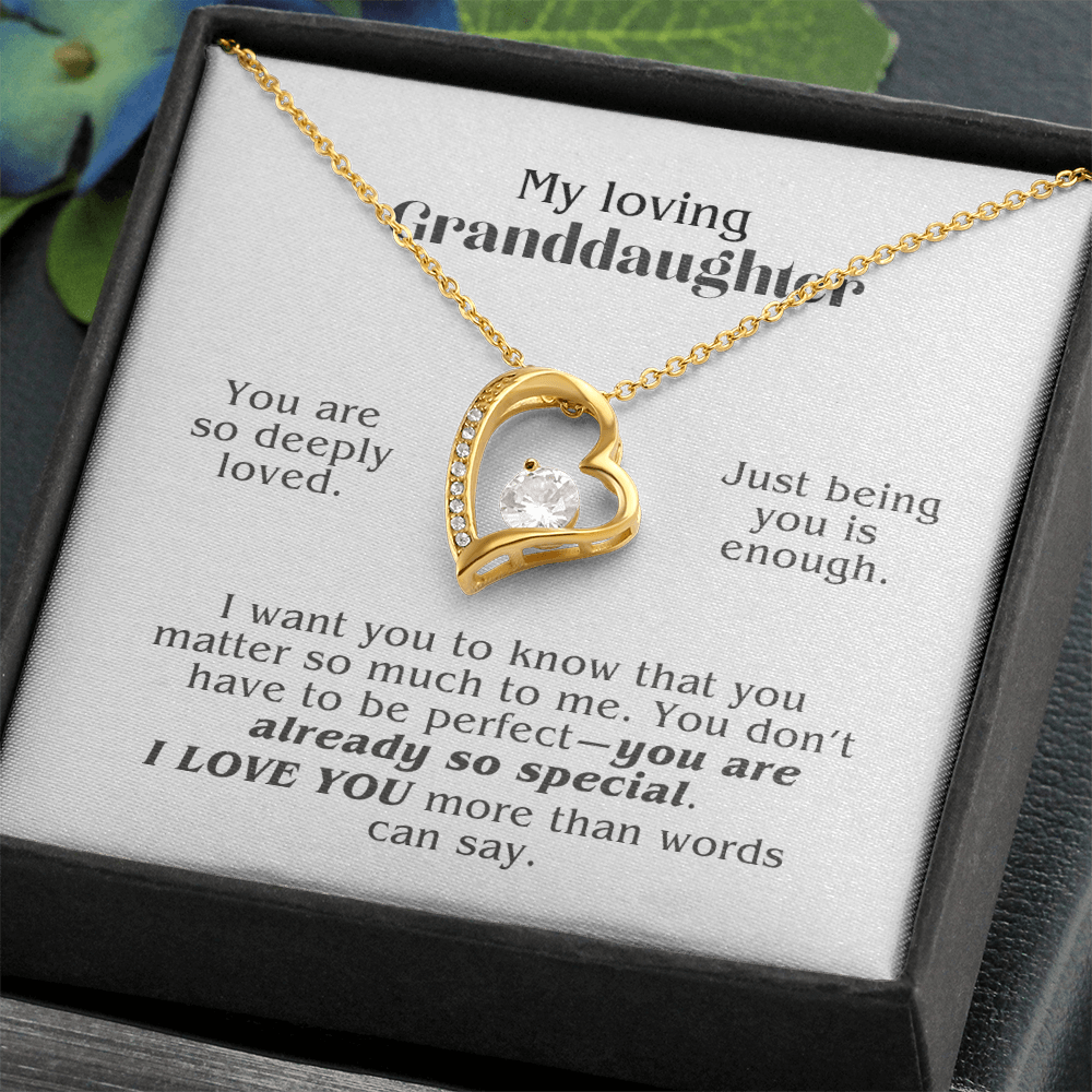 Loved Simply for Being Herself (A Beautiful and Thoughful Gift for Granddaughter)